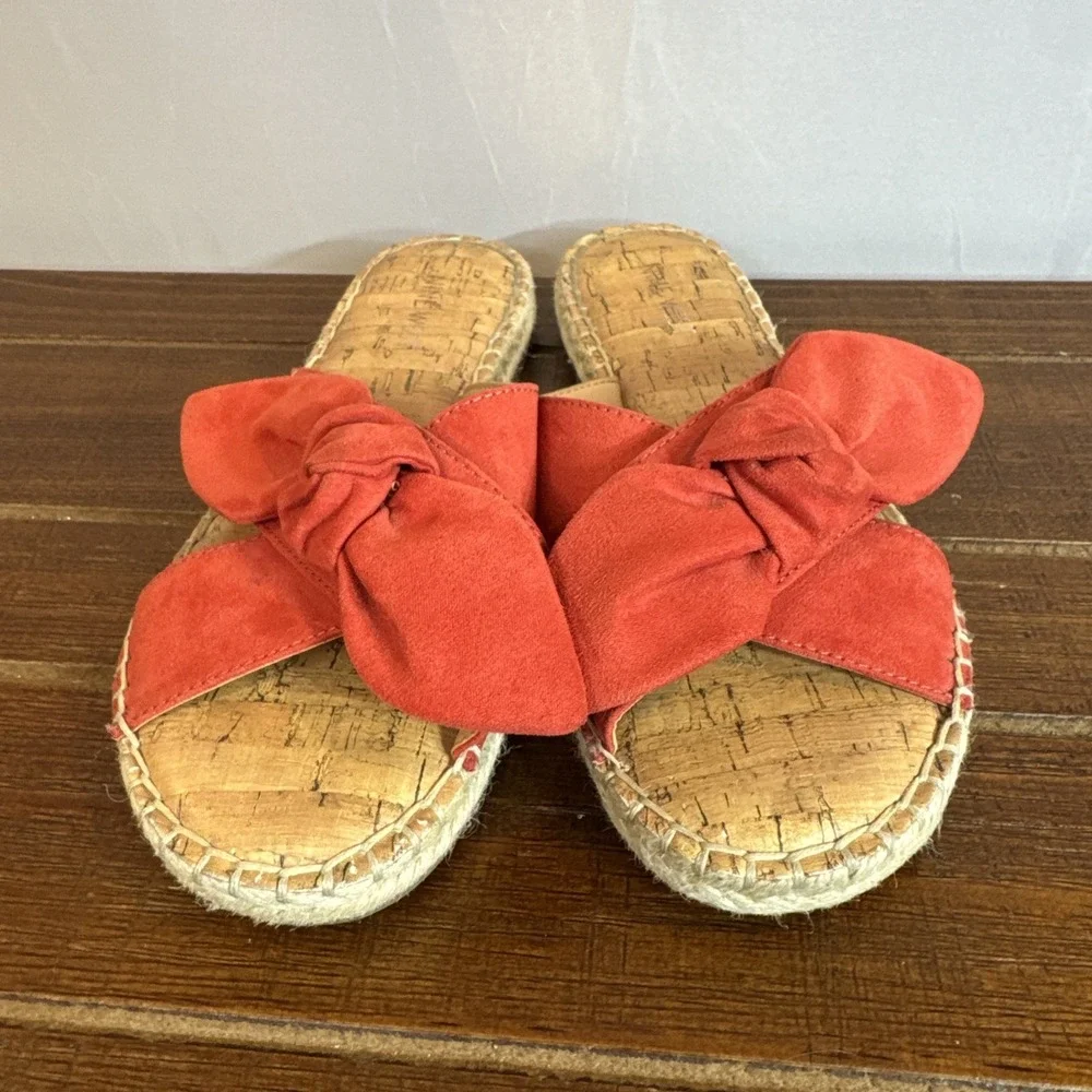 Nine West‎ Bellah Espadrilles Women's Size 7.5 M Red Sandals